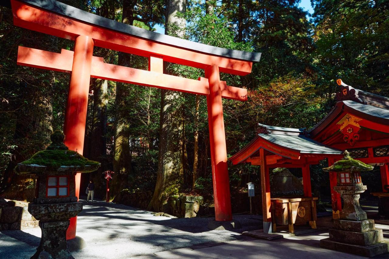 Villa Hakone Kabuto 古民家旅館 150平米 バス停迄一分 準天然温泉 最大12名 Экстерьер фото